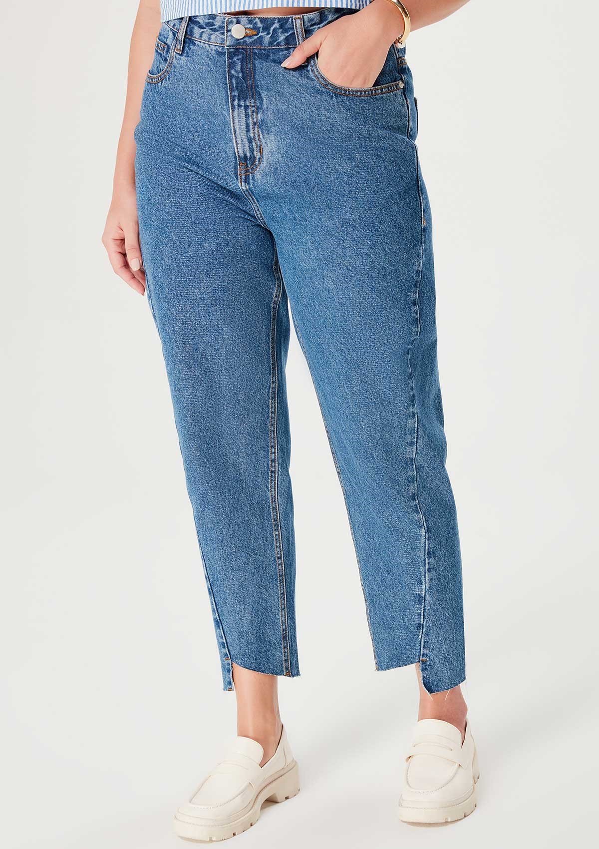 Calça jeans moletom shops feminina hering