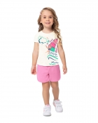 Conjunto Infantil Blusa/Shorts Alto Mar Malwee Kids