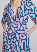 Vestido Midi Hering Estampado 