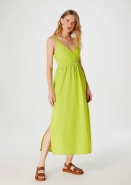 Vestido Midi Decote V Hering